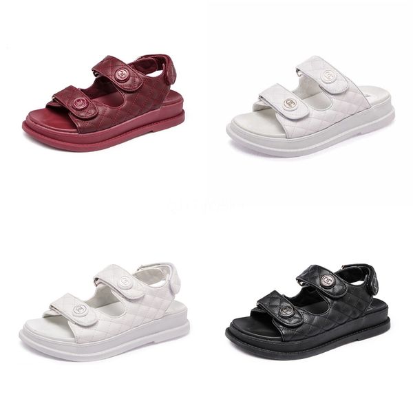 

2020 vintage boho sandals women leather beading flat sandals women bohimia beach shoes plus size summer fashion woman#988, Black