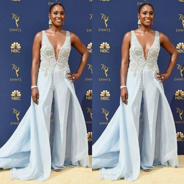 

Emmy Awards 2019 Комбинезон Знаменитости Вечерние платья Формальные сексуальные апплик