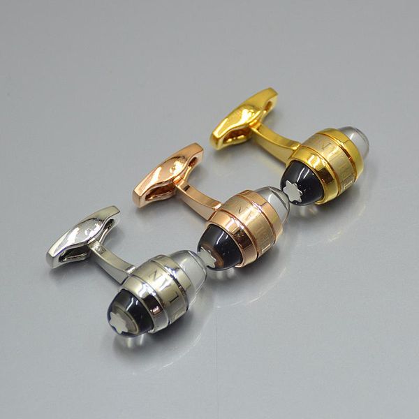 

wholesale price mb silver / gold mens wed shirt cufflink with crystal head jewelry fashion copper cuff links for groom gift