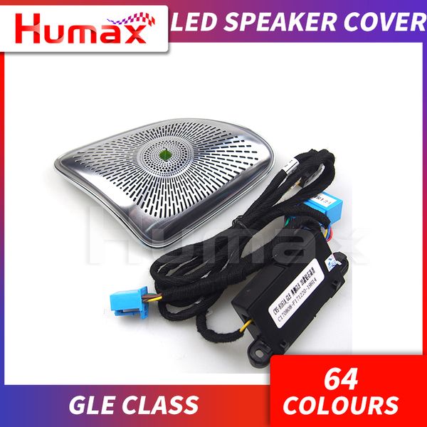 

64 colours 3d speaker cover synchronized with ambient light for gle class w167 year 2020 plug and play