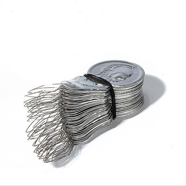 

100 pcs/packs stitch insertion accessories needle threader for hand sewing tools, Black