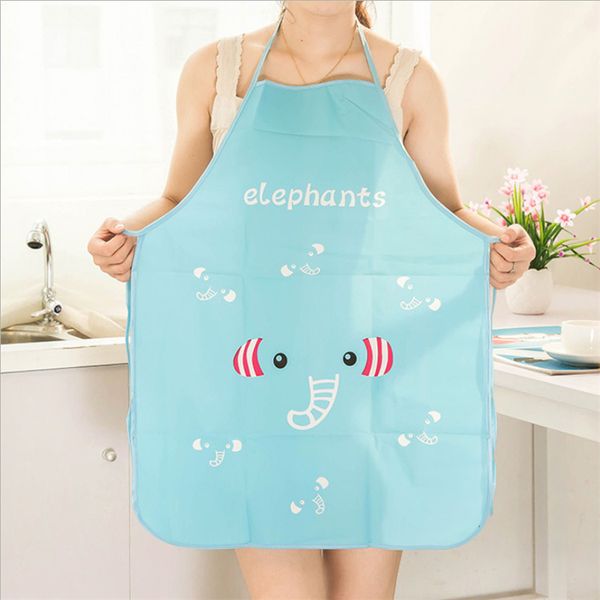 

pvc cute cartoon princess apron kitchen oilproof waterproof half apron cartoon adult