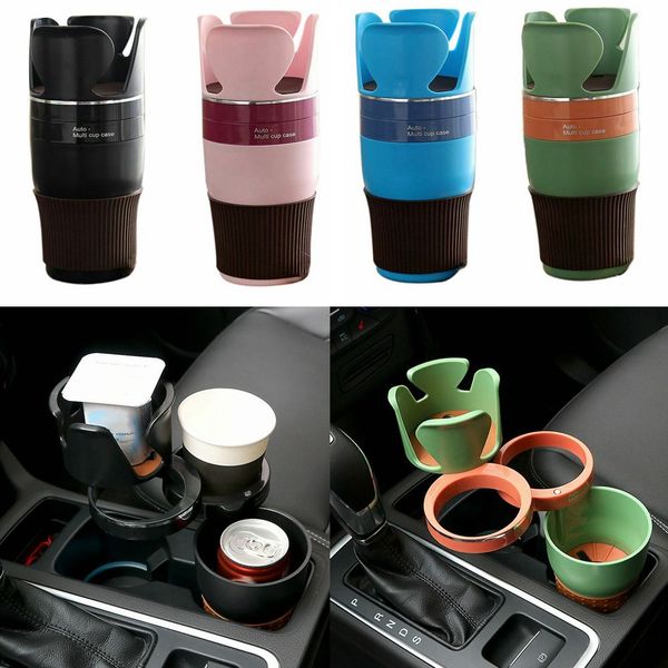 

universal car organizer auto sunglasses drink rotatable cup holder phone holder for coins keys phone stand interior accessories