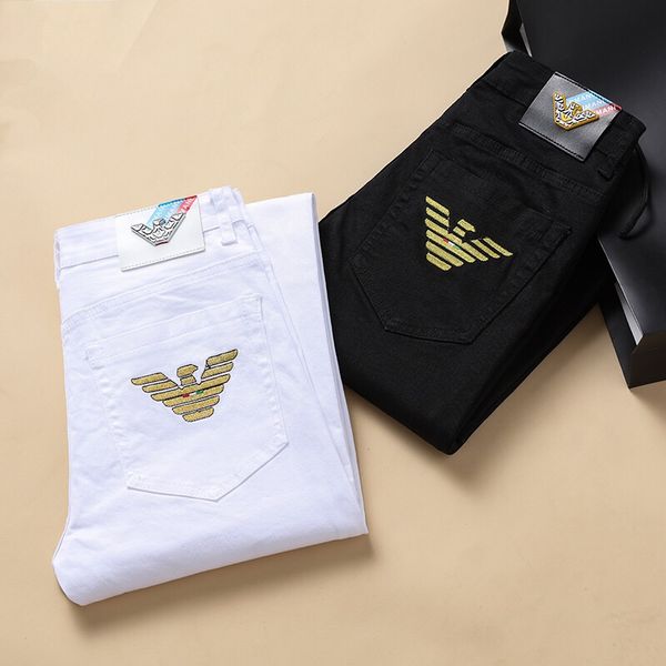 

мужские проблемные тощий стиль arj-джинсы модельер мужские джинсы тонкий мотоциклов moto байкер причинная мужские джинсовые брюки хип-хоп дж, Blue