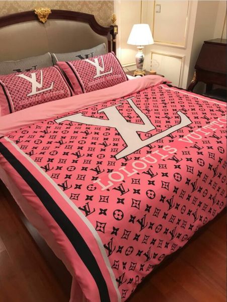 

winter soft bedding supplies polyester cotton bedding set bed solid letter flower duvet cover quilt cover brief bedclothes, Black;white