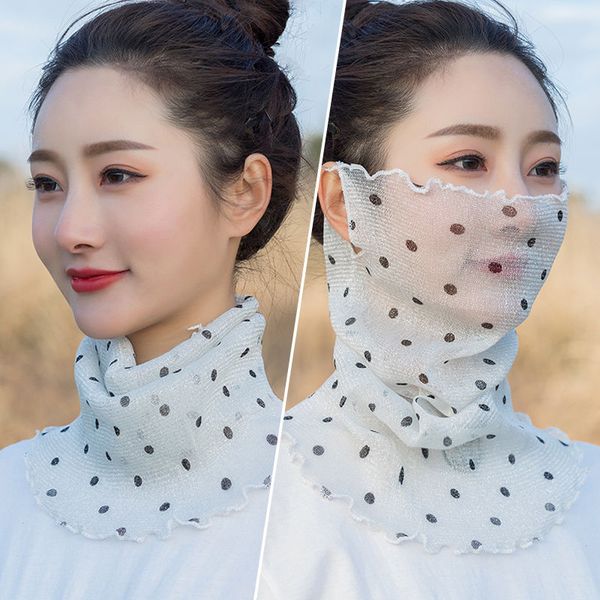 

cycling caps & masks variety scarf women pullover female square dance mother silk spring and summer sun mask ear-hanging neck, Black