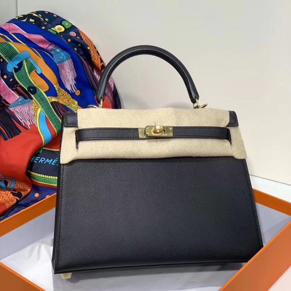 

wholesale black kelly bag with epsom skin,size 28cm 25cm,many other designed purse,wallet with fast delivery