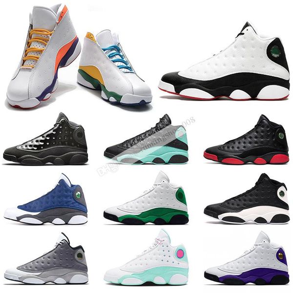 

13 13s aurora green men womens basketball shoes what is love bred copper coins he got game mens trainers sneakers size 36-47, White;red