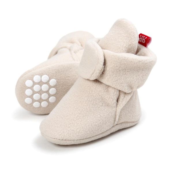 

newborn baby moccasins faux fur winter warm first walkers baby shoes slippers infant toddler crib shoes floor boys girls boots