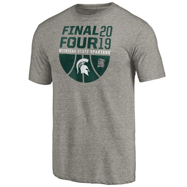 

michigan state spartans branded 2019 ncaa men's basketball tournament march madness final four bound charge t-shirt college outwear shi, Black