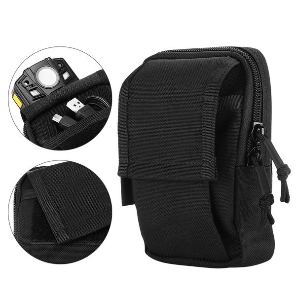 

boblov body camera bag carrying case pretection pouch for all brands body cameras kj21 wn9 wa7-d hd66 black police camera bag