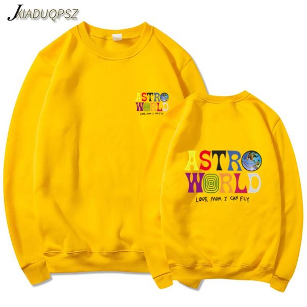 

тревис scoastroworld толстовки мода письмо пребывания балахон уличной мужчины женщины пуловер толстовка, Black