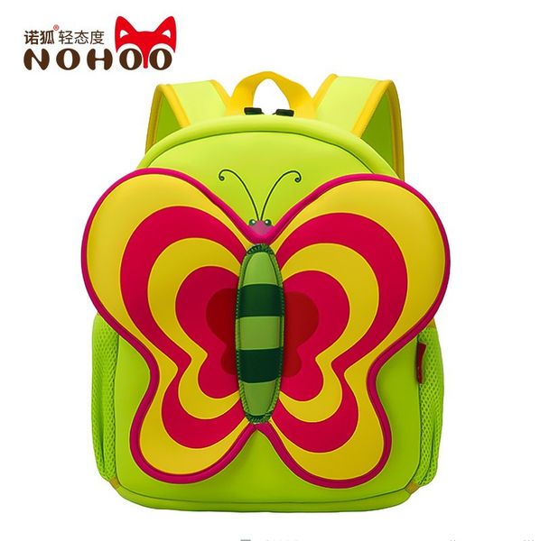 

children's school bags kindergarten girls cute cartoon backpack young student's butterfly modeling backpack nohoo genuine produc