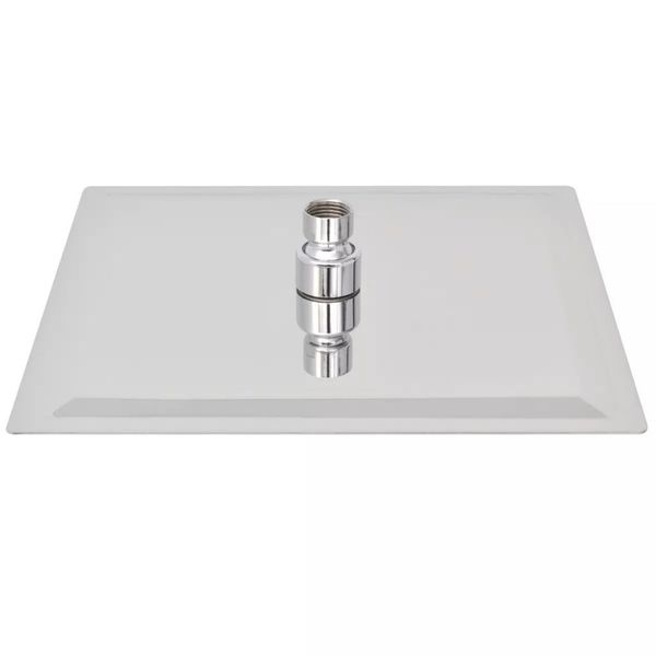 

rain shower head stainless steel 25x25 cm square bathroom storage organization