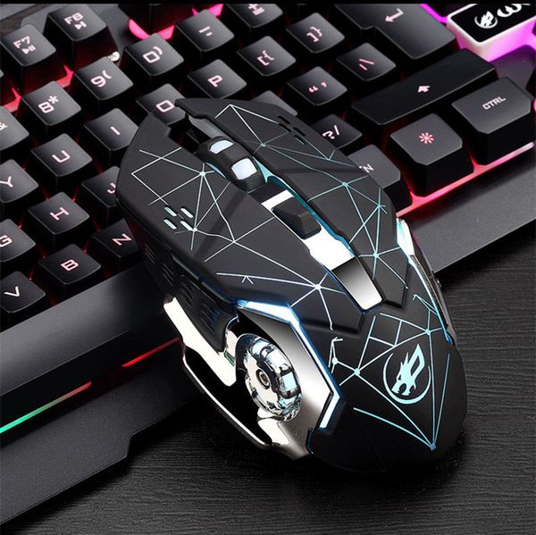 

wireless mouse glowing gaming mouse with optical 2.4g receiver 2400dpi silent wireless mouse for computer pc lapdeskdhl free