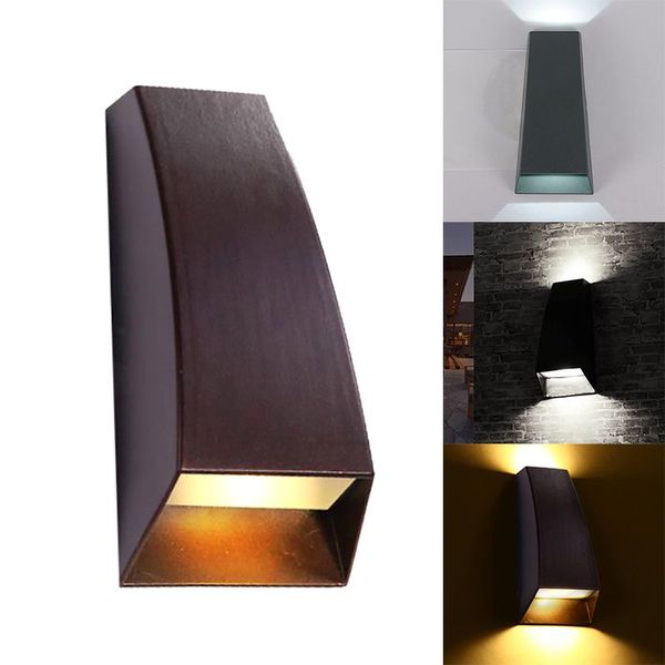 

new waterproof aluminum indoor outdoor wall light ip65 modern indoor lamps decorative lighting porch garden lights