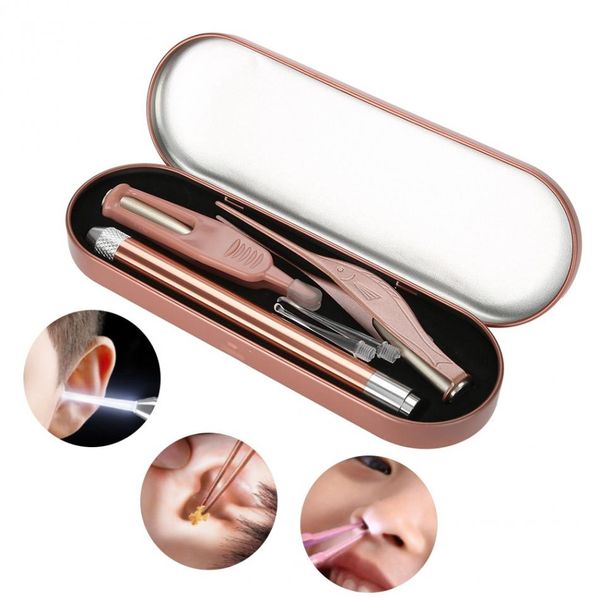 

ear-pick spoon, ear-pick artifact, luminous ear-pick spoon, baby picking ear, soft-head booger, ear picking