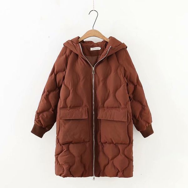 

women winter fashion jas fat jas lady katoen parka long jacket winter coat with cap feminina, Black