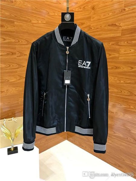 

new european jacket for autumn and winter, luxury fashion line for men's wear party,size m~3xl#006, Black;brown