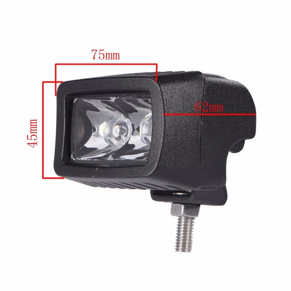 

10w 6000k ip67 waterproof 4x4 atv utv truck offroad truck tractor car 12v led work light flood spot beam 24v