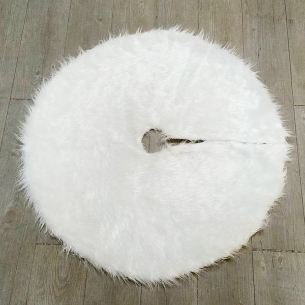 

christmas tree plush skirt snow white faux fur christmas tree skirt ornaments xmas skirts decoration