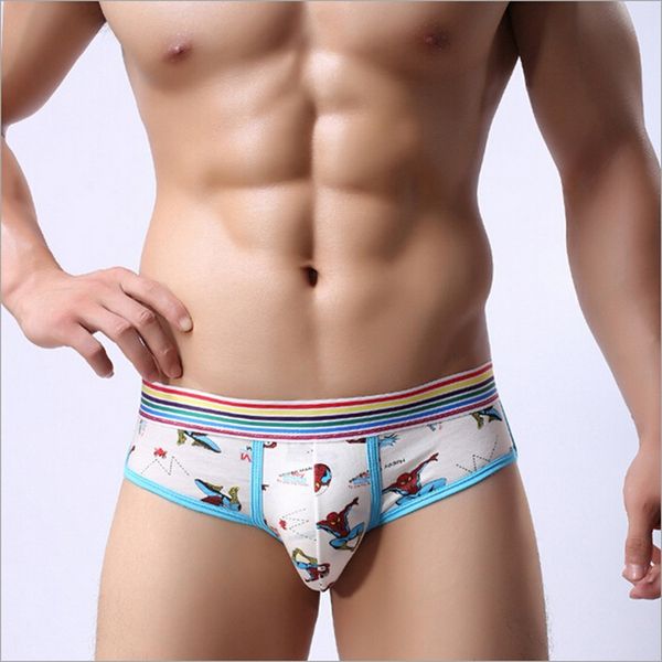 

Search With Cartoon Print Pants Cotton Underwear Men's Triangle Underwear Low Waist High Elastic Breathable Comfortable Men's Underwear