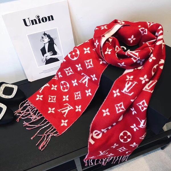 

scarf women 2019 winter fashion silk pashmina letter scarf shawl ladies scarves size 180x35cm, Blue;gray