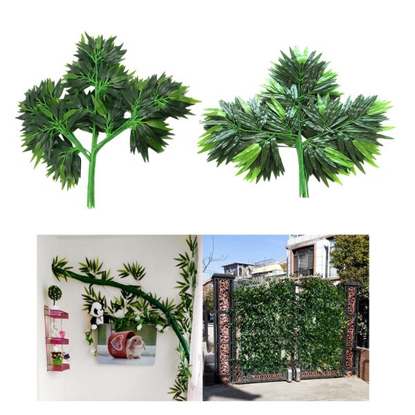 

24pcs bamboo plant bush realistic plant stems for home decor p props