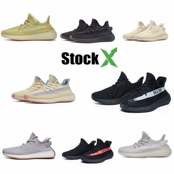 

новый s v3 azael тройной black mens kanye west carbon дизайнерская обувь luminous runner женщин v3s кроссовки кроссовки 35-45 с коробкой # d