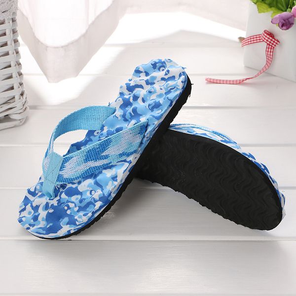 

2019 summer women flip flops shoes sandals camouflage outdoor beach shoes slippers daily wear casual slippers size 36-40, Black