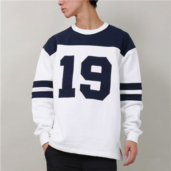 

дизайнеры мужские женские номера с принтом толстовки осень-зима теплые толстовки с длинным рукавом повседневная контрастность повседневные т, Black