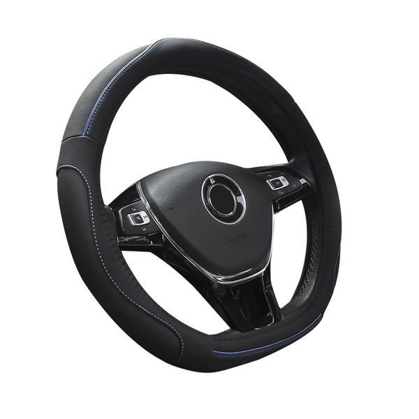 

glcc 38cm faux leather car steering wheel cover auto protector auto in interior accessories