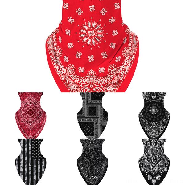 

xmlhy silk riding face mask scarf cycling anti-uv scarf triangle sport bandana neck face er for fishing running hiking hairb, Black