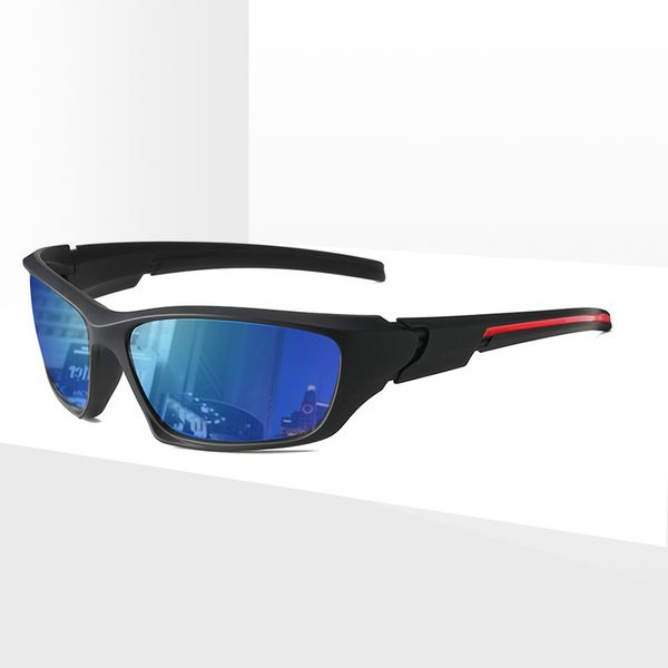

sunglasses for men plastic men's fashion square driving eyewear travel sun glass black blue glass, White;black