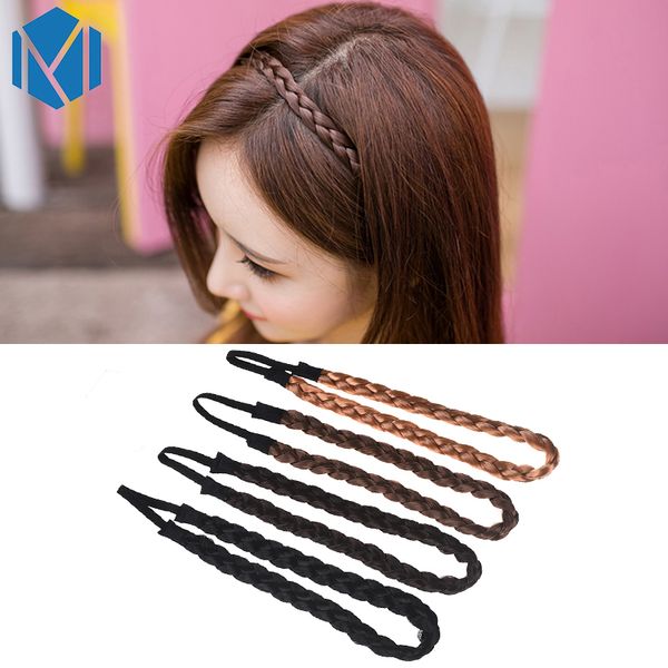 M Mism New Wig Headband Women Fashion Braids Hair Accessories