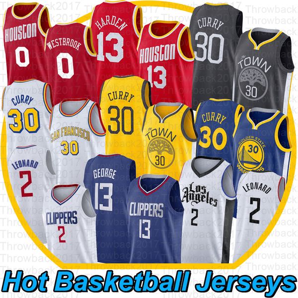 

ncaa leonard stephen 30 curry basketball jersey russell 0 westbrook james 13 harden paul 13 george, Black;red