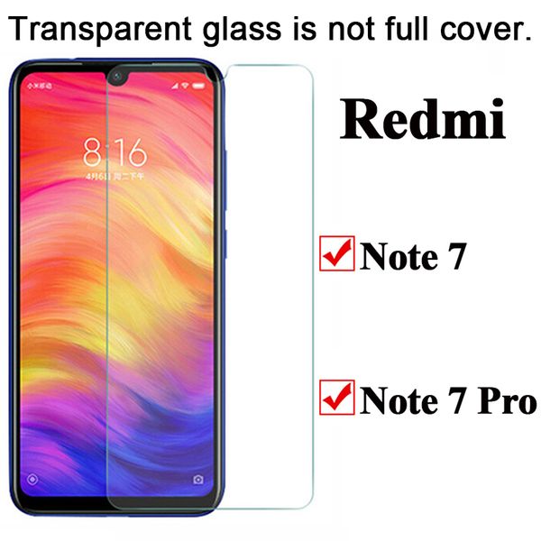 

10 pieces 9h temperate glass screen protector 2.5d for xiaomi redmi note 8 7 6 5 5a 4 x hd film first protective cover in stock