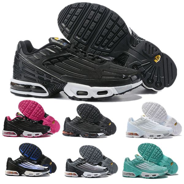 

2020 tn plus iii 3 running shoes tuned gradient orange vintage black triple white 3s sport shock jogging og sneakers mens trainers