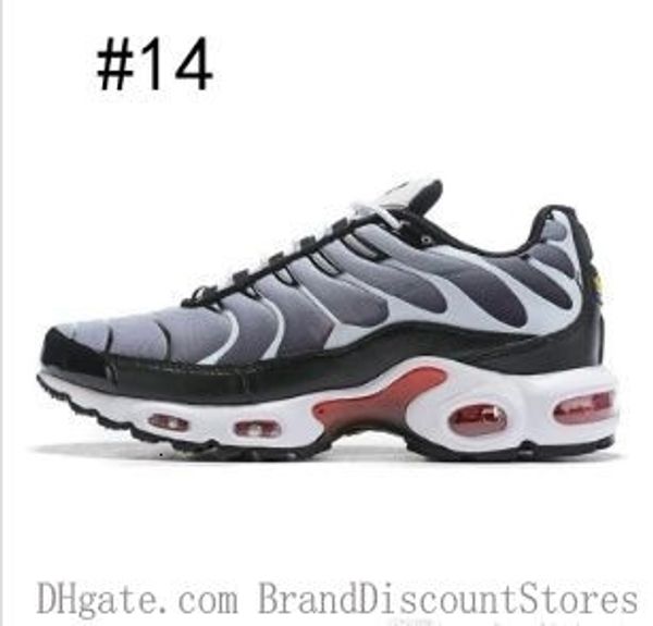 

2019 tn2019 mercurial plus men running shoes volt black white rainbow green gold fashion mens trainers breathable sports sneakers size 40-46
