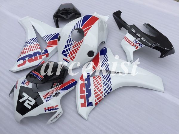 

motorcycle new abs injection mold full fairings kit fit for honda cbr1000rr 2008 2009 2010 2011 08 09 10 11 bodywork set white blue gloss