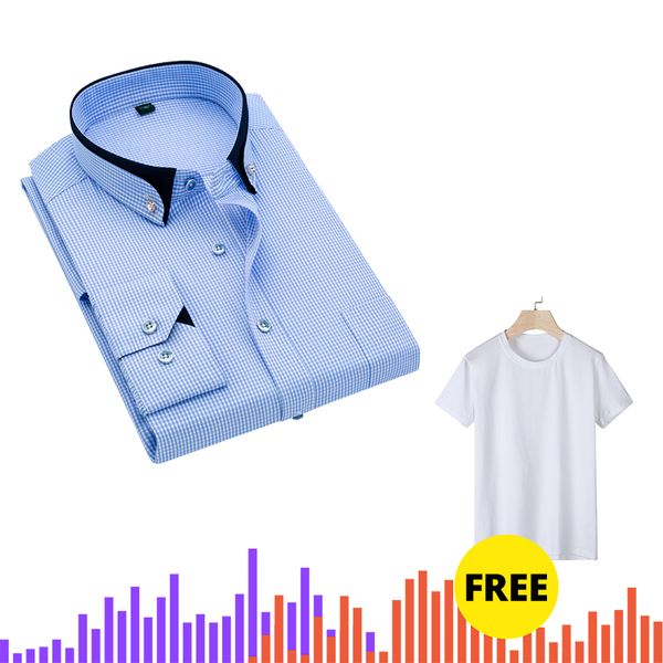 

men's slim-fit wrinkle-resistant stretch dress shirt, White;black