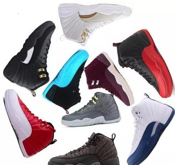 

man basketball shoes sneaker 12 12s nigeria gym red barons wolf grey french blue 2019 sports shoes toddlers birthday gift
