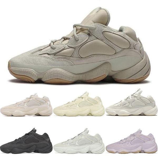 

stone 500 2020 fashion soft vision men women kanye running shoes utility black bone white sport trainers sneakers 36-46, White;red