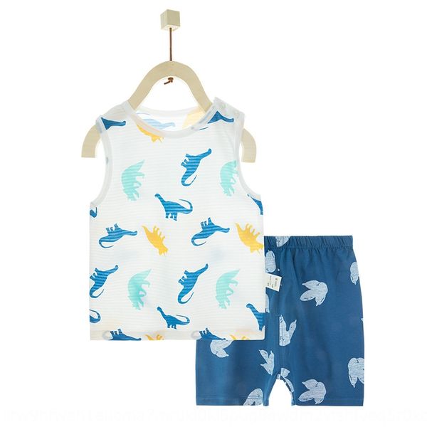 

baby vest suit shorts cotton baby sling sleeveless thin summer dress men's and children's vest