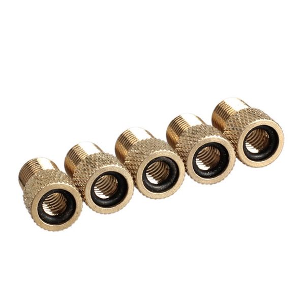 5pcs Presta Valve Schrader Adapter Converter Mountain Bike Bicycle Pump Tube