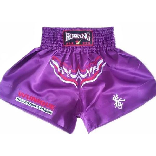 

new autumn winter muay thai boxing shorts embroidery training pants martial arts pants for men women ing, Blue