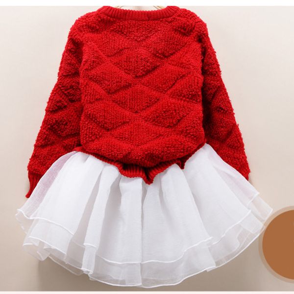 

2020 kids designer dress girls brand pleated skirt children luxury dress kids solid color skirt new cute style fashion trend selling, Red;yellow