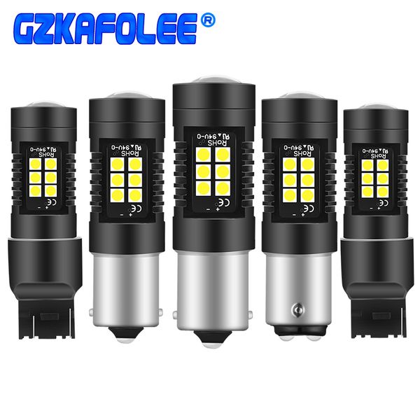 

2psc signal lamp 1156 ba15s p21w led py21w bau15s bay15d p21/5w t20 7443 7440 w21w turn signal light reverse tail brake lights