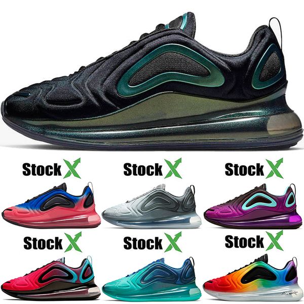

throwback future fashion brand 2020 wholesale 720s men women running shoes new racer blue black golden trainer be true designer shoes