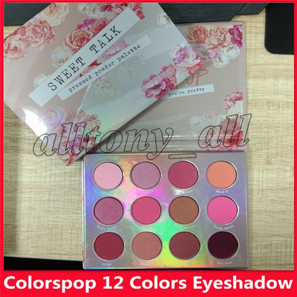 

2019 Горячие ColorPop Brand New прибытия Сладкая Обсуждение Palette 12 цветов для макияжа Набор